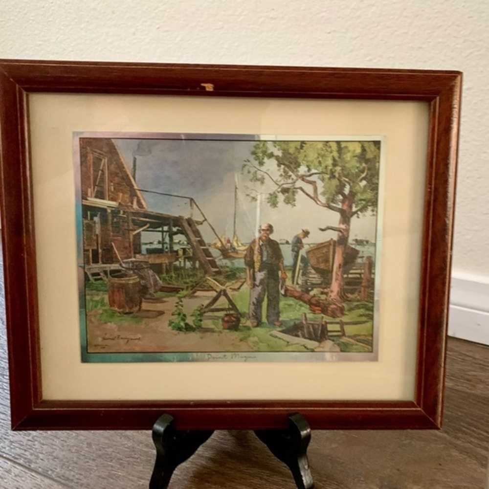 Vintage Point Mugu full color Etching Art Lionel Barrymore picture